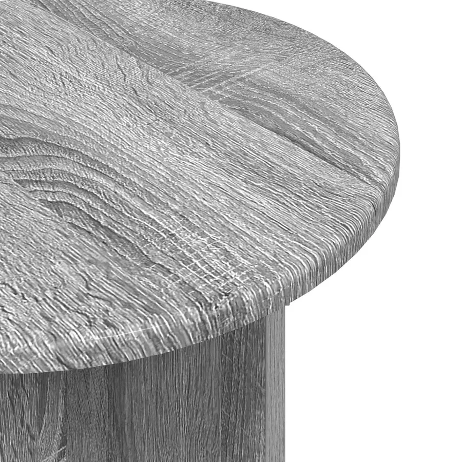 Ensemble de tables d'appoint avec stockage 2 pcs Sonoma gris - 6