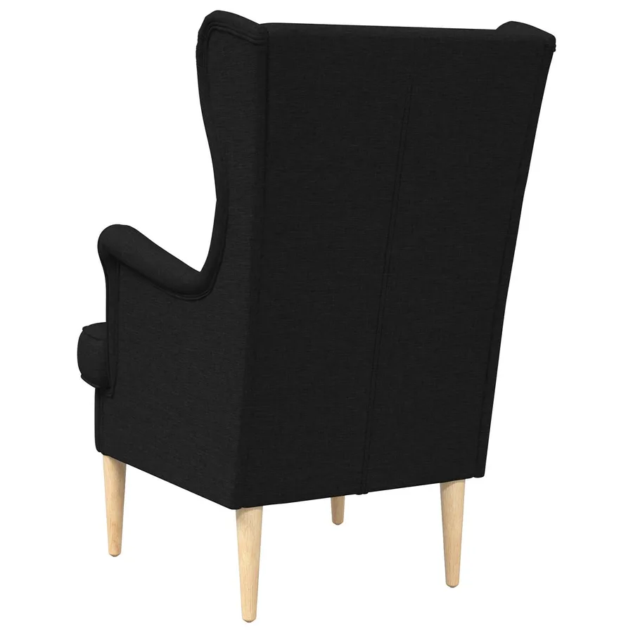 Fauteuil Noir Tissu - 6