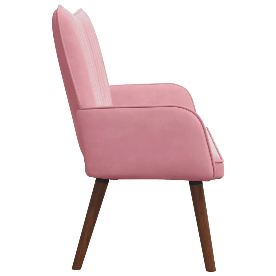 Sofa 2 places Rose 115 x 61 x 87 cm Velours - 5