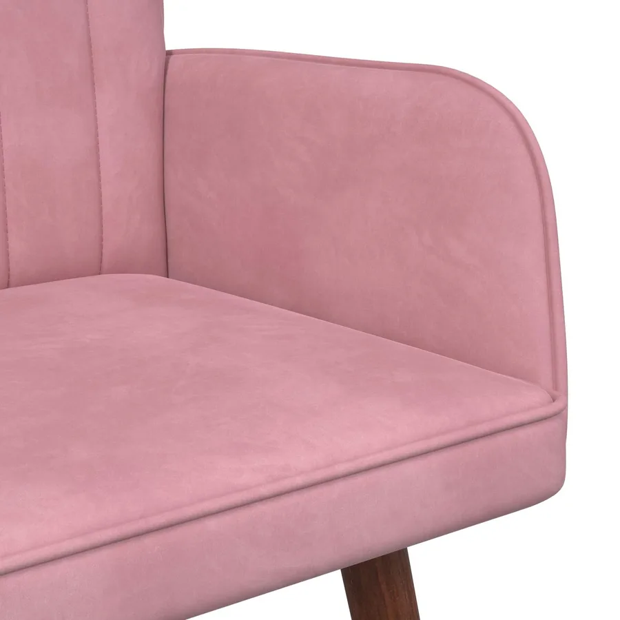 Sofa 2 places Rose 115 x 61 x 87 cm Velours - 7