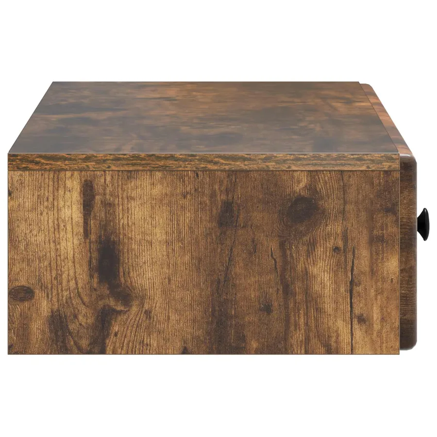 Table d'appoint murale Chêne fumé 87,5 x 34,5 x 17 cm - 6