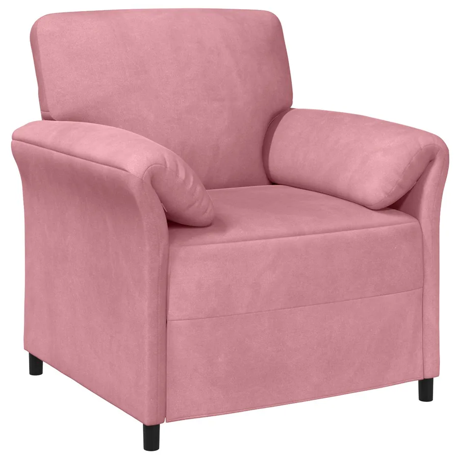 Canapé 1 place Rose 88 x 83 x 95 cm Velours - 2