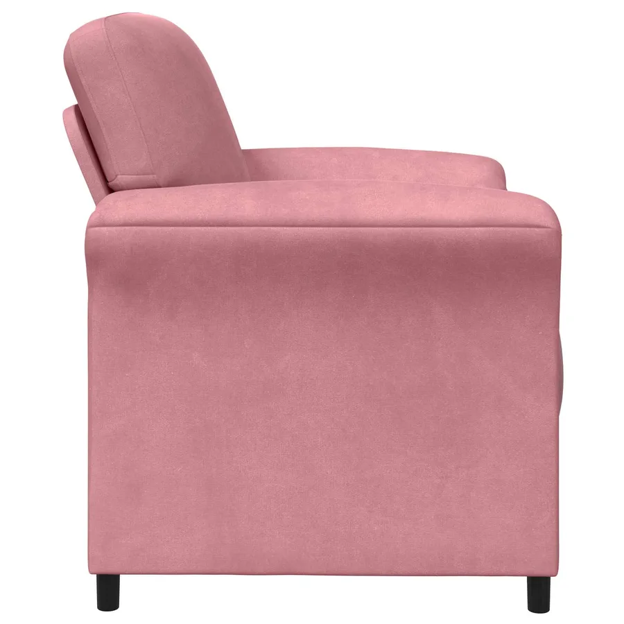 Canapé 1 place Rose 88 x 83 x 95 cm Velours - 4