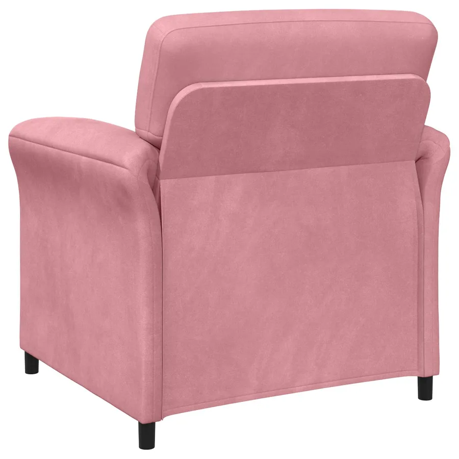 Canapé 1 place Rose 88 x 83 x 95 cm Velours - 5