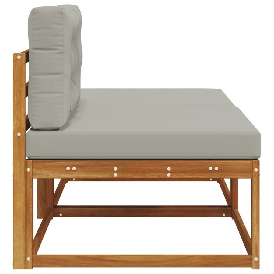 Unité de canapé sectionnel avec coussin 2 Pièce Naturel - 4
