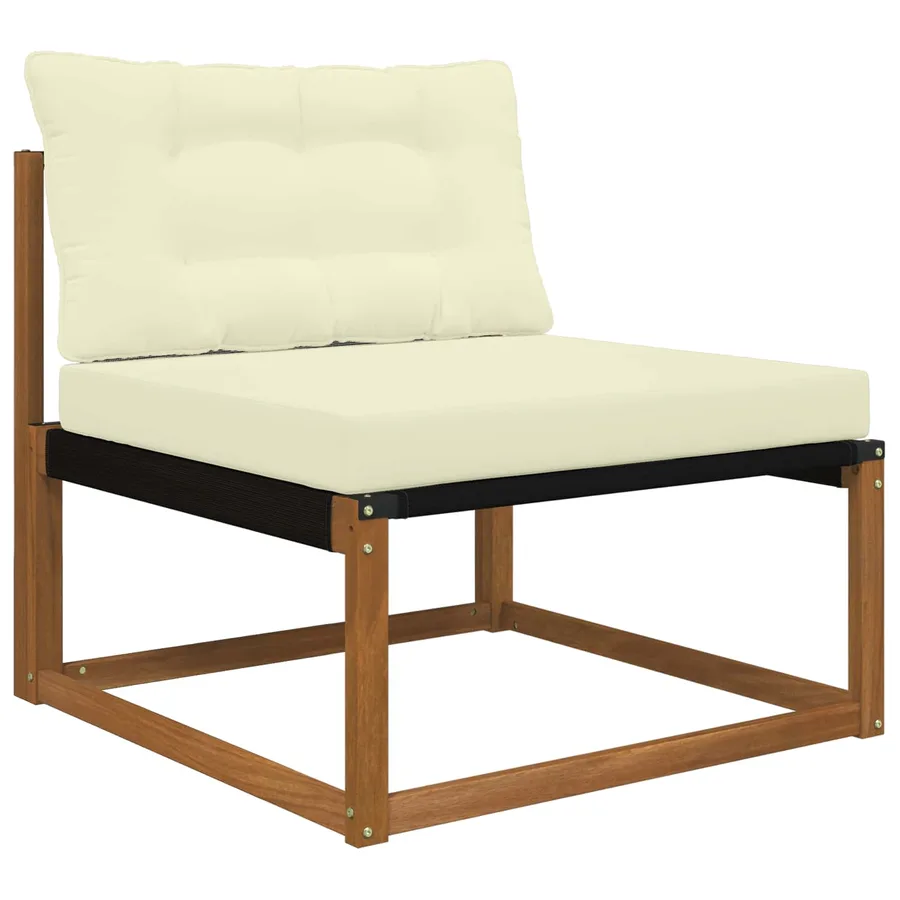 Coussin de canapé d'extérieur Polyester Crème 80 x 68,5 x 8 cm - 3