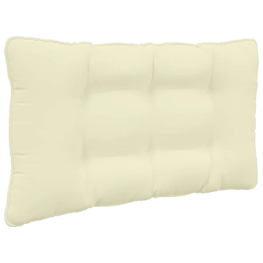 Coussin de canapé d'extérieur Polyester Crème 80 x 68,5 x 8 cm - 5