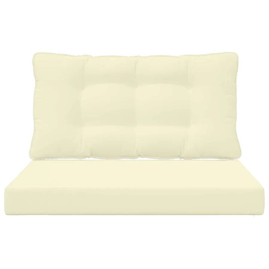 Coussin de canapé d'extérieur Polyester Crème 80 x 68,5 x 8 cm - 6