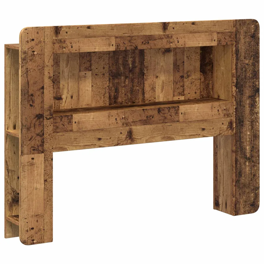 Cabinet de Tête de Lit Bois ancien Bois d’ingénierie - 2