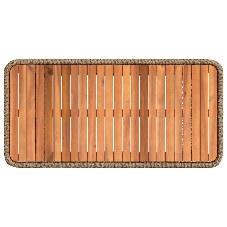 Ensemble de salle à manger pour jardin 4 pcs Beige et crème - 6