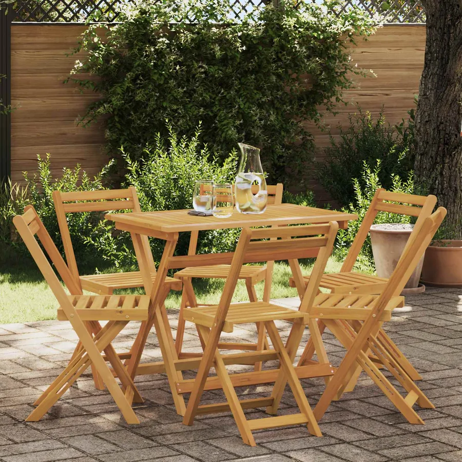 Chaises de bistrot d'extérieur 6 pcs Crème blanc - 13