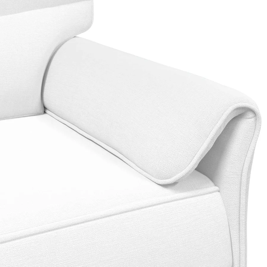 Canapé 100% polyester, cadre en métal, MDF, Contreplaqué - 6