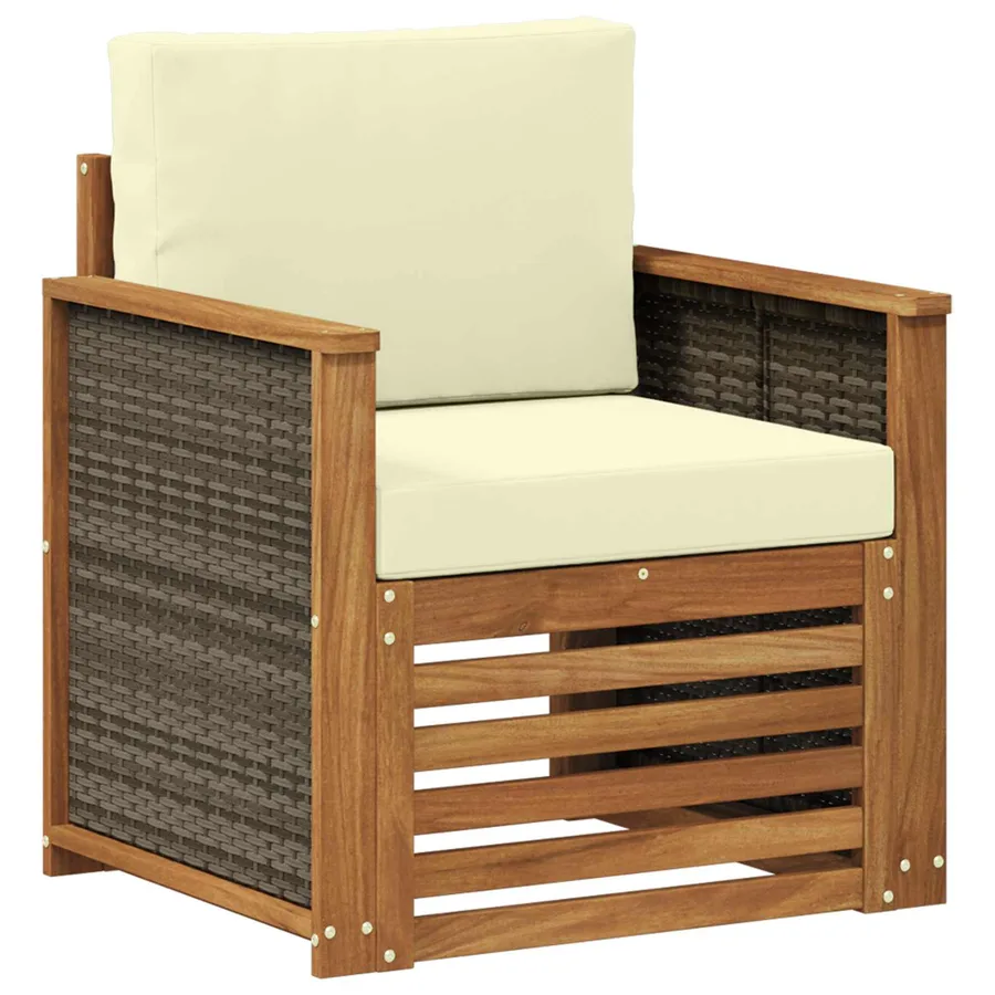 Sofa de milieu extérieur Naturel - 2