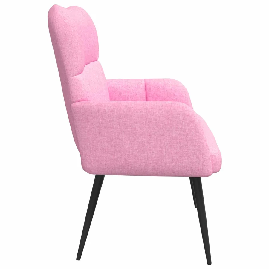 Sofa 2 places Rose 115 x 61 x 87 cm Tissu - 5