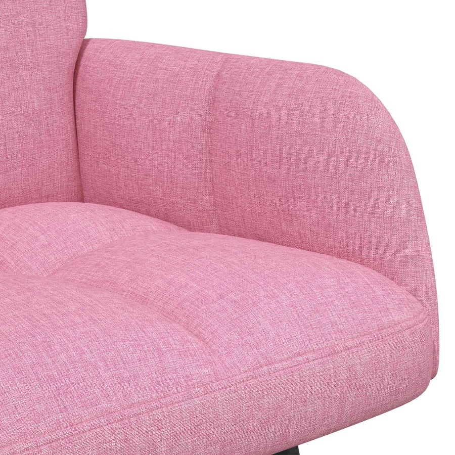 Sofa 2 places Rose 115 x 61 x 87 cm Tissu - 7