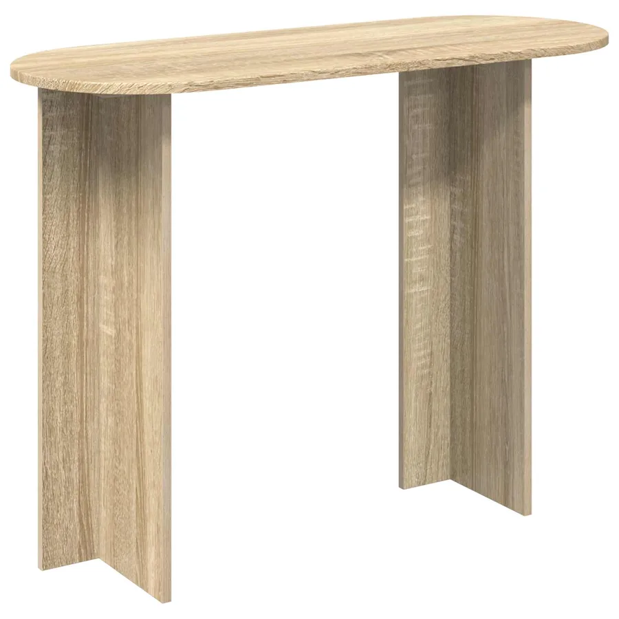 Table console Chêne Sonoma 100 x 39,5 x 75 cm Bois d'ingénierie - 2