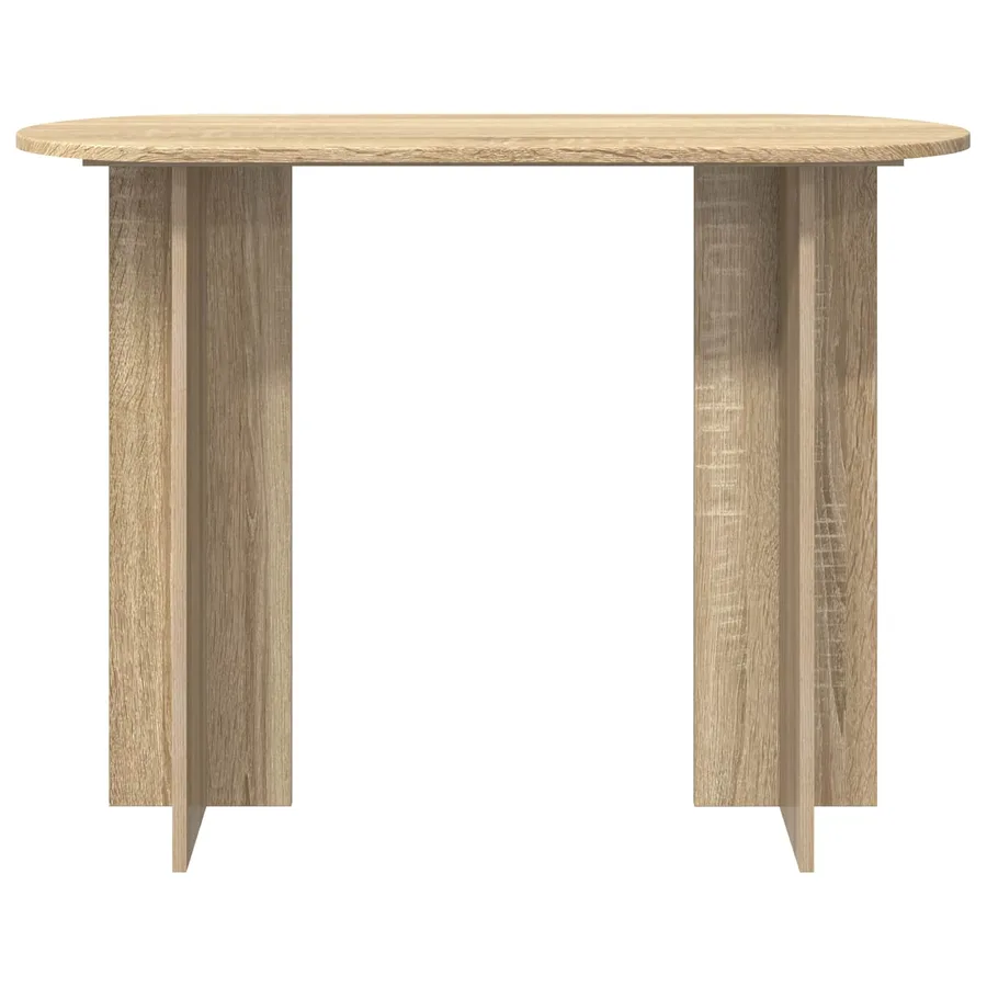 Table console Chêne Sonoma 100 x 39,5 x 75 cm Bois d'ingénierie - 5