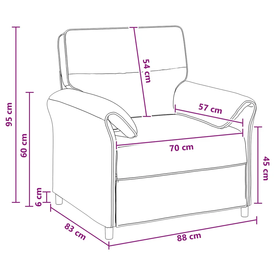 Canapé 100% polyester, cadre en métal, MDF, Contreplaqué - 8