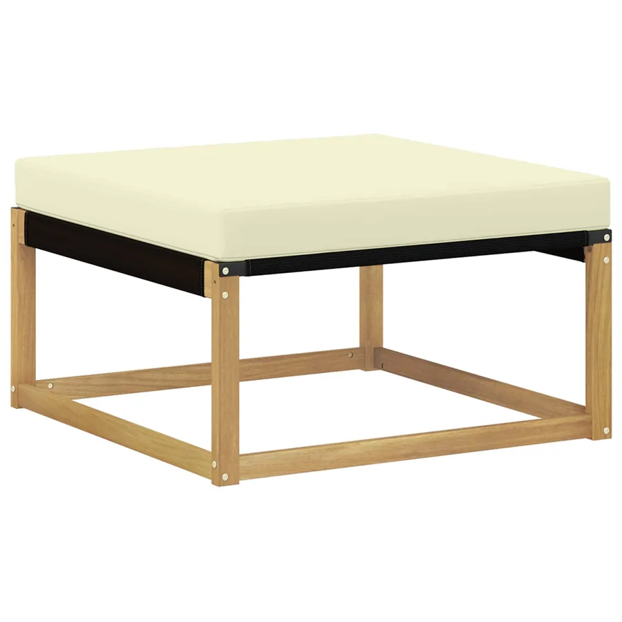 Ensemble de canapés d'extérieur 6 pc Blanc et crème - 6