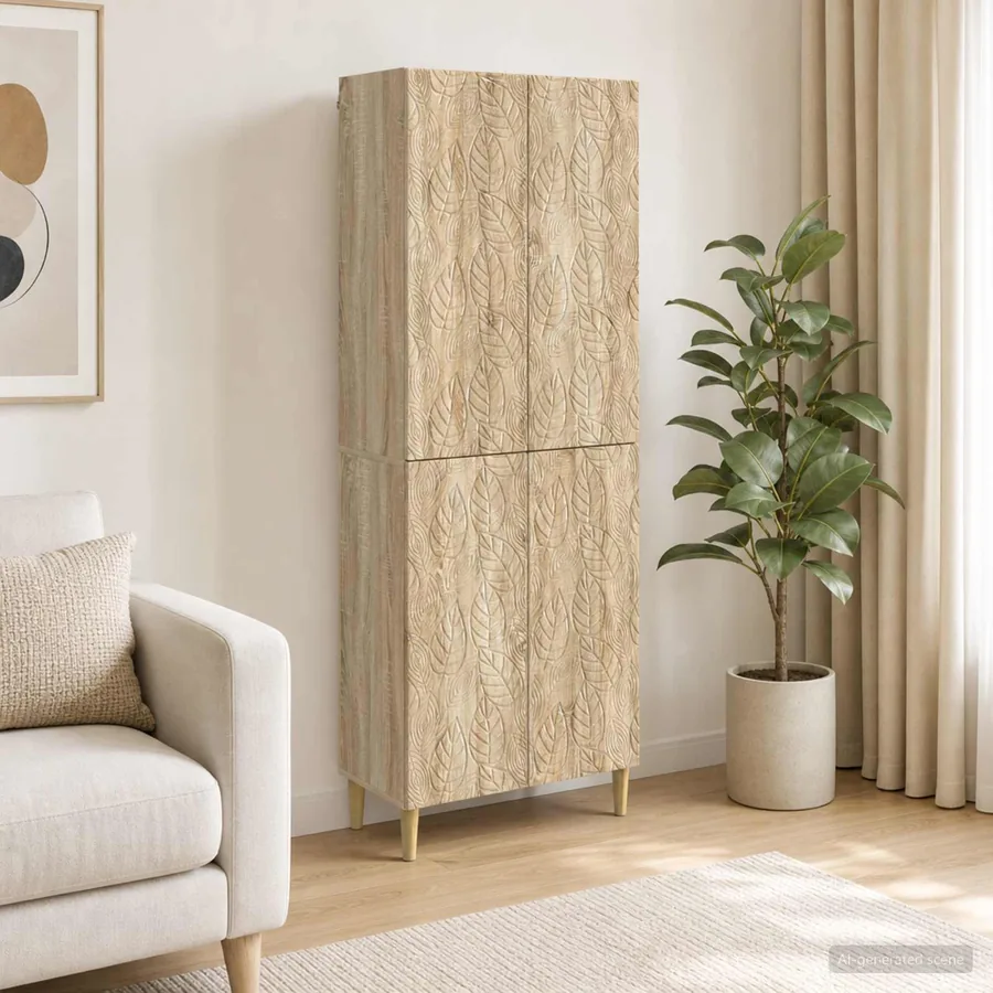 Ensemble de Meubles 2 pcs Chêne Sonoma Bois d'ingénierie