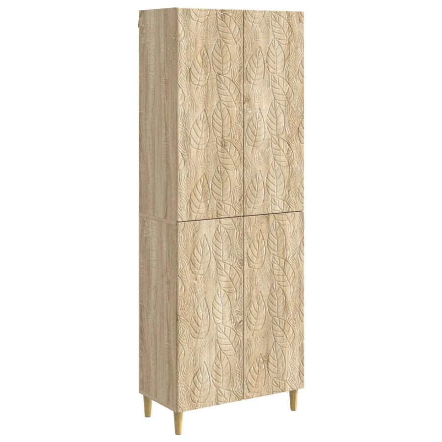 Ensemble de Meubles 2 pcs Chêne Sonoma Bois d'ingénierie - 2