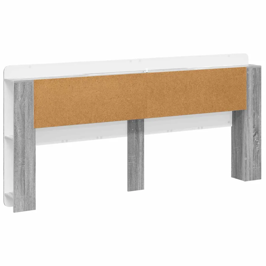 Cabinet de Tête de Lit Sonoma gris Bois d’ingénierie - 7