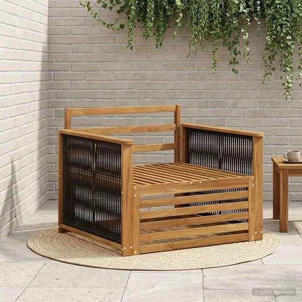 Sofa de milieu extérieur Naturel