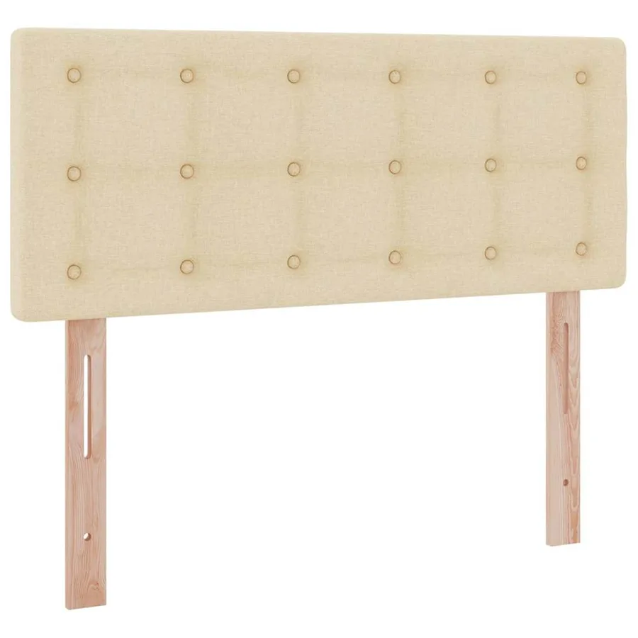 Lit avec rangement et matelas avec matelas Crème 120 x 190 cm - 9