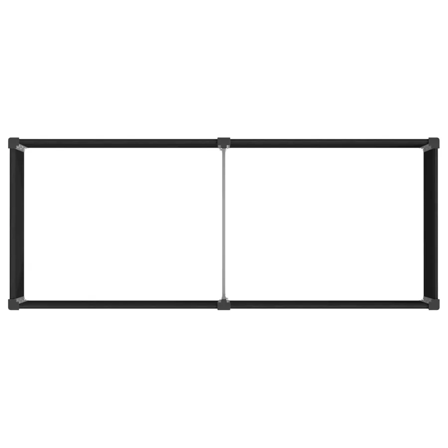 Jardinière surélevée Noir 250 x 100 x 91 cm - 5