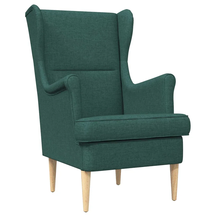 fauteuil Vert foncé tissu - 2