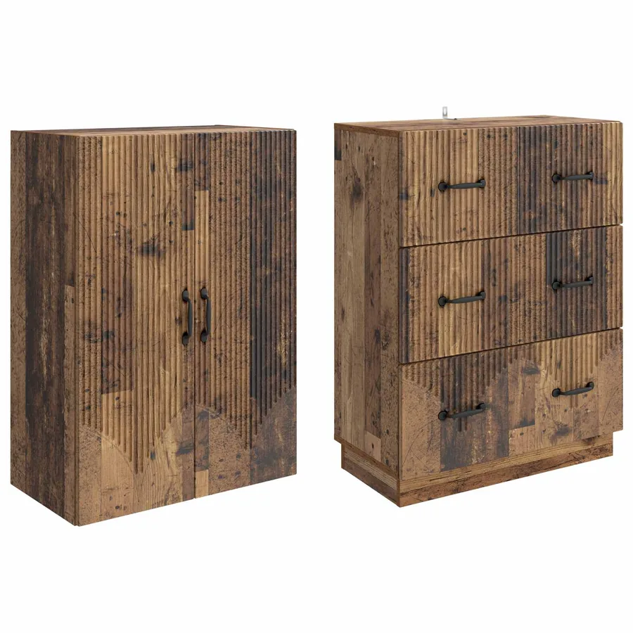 Ensemble de Meubles 2 pcs Bois ancien 66 x 34,5 x 87 cm - 4