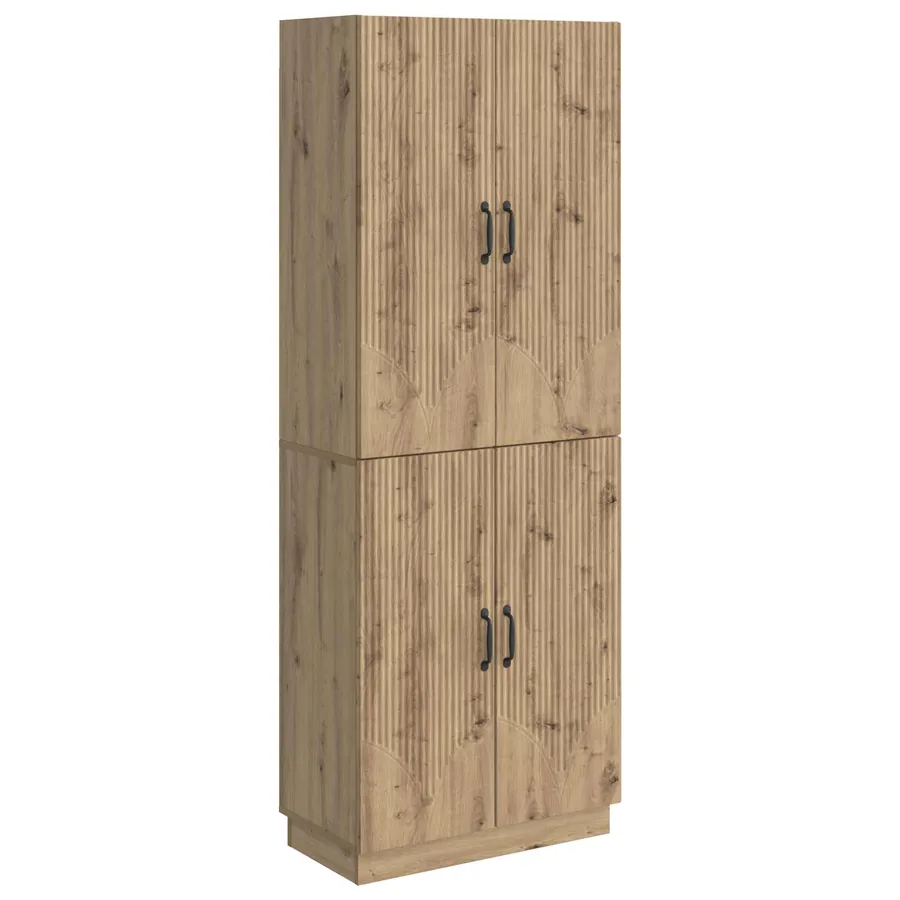 Ensemble de Meubles 2 pc Chêne artisanal Bois d'ingénierie - 2