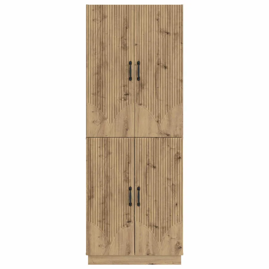 Ensemble de Meubles 2 pc Chêne artisanal Bois d'ingénierie - 5
