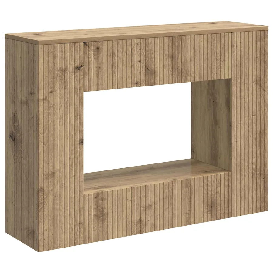 Table console Chêne Artisanal 101 x 29 x 74 cm - 2