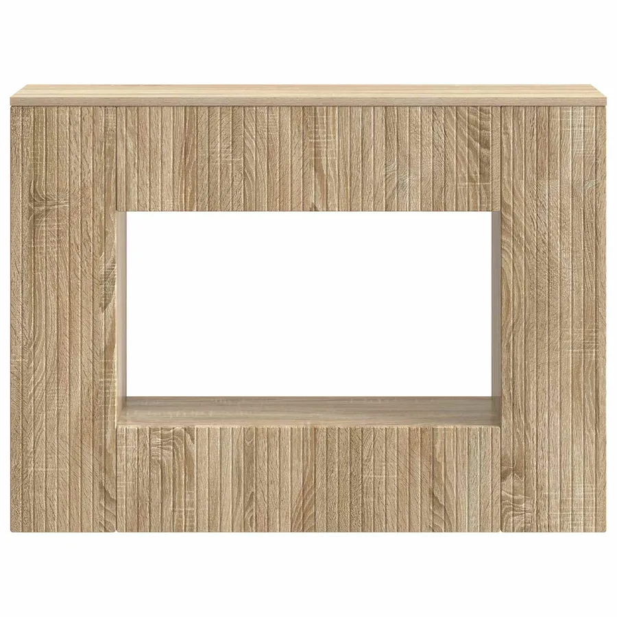 Table console Chêne Sonoma 101 x 29 x 74 cm Bois d’ingénierie - 5