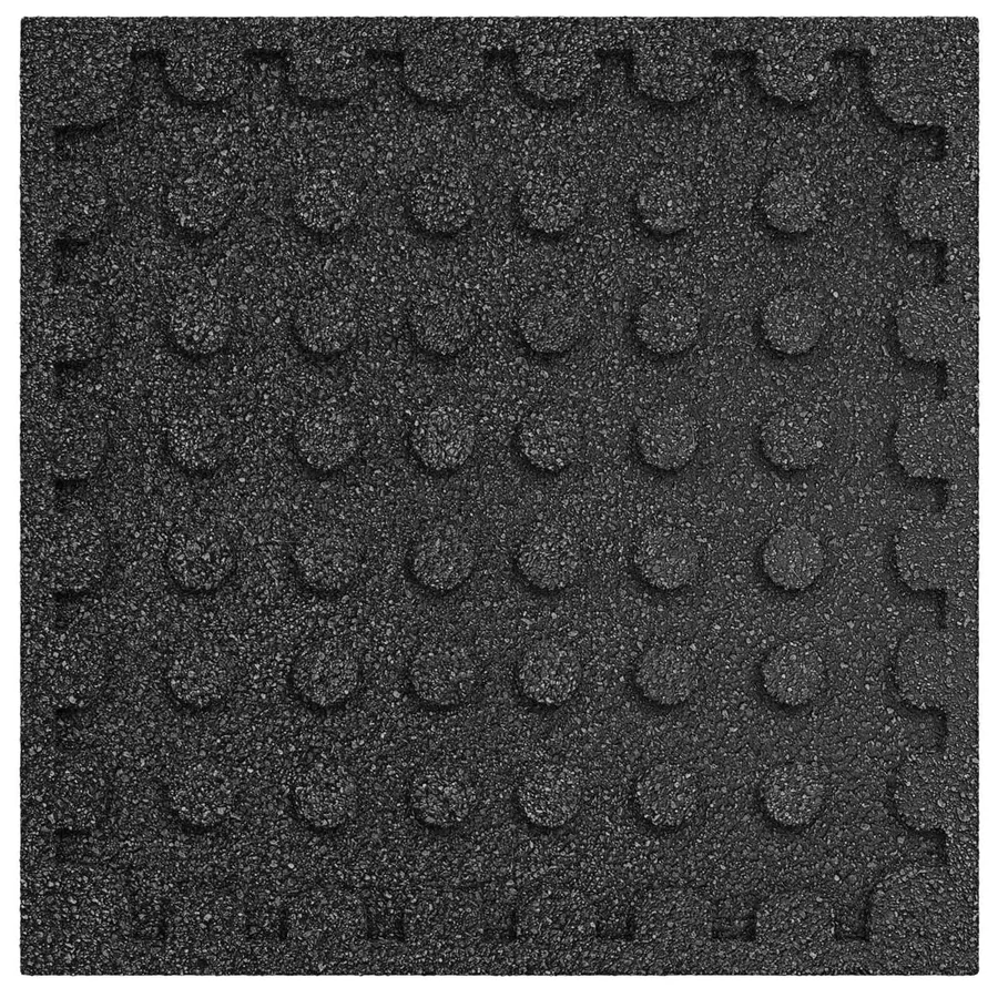 Dalles de Protection Anti-Chute 18 pcs Noir 50 x 50 cm - 3