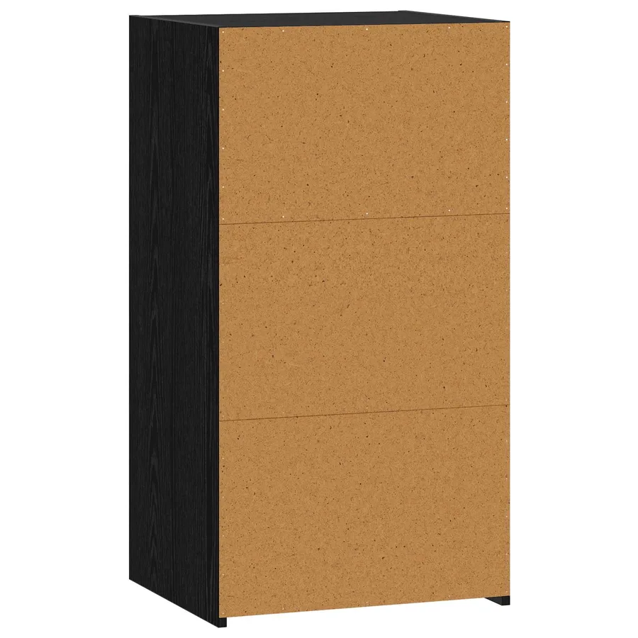 Buffet Chêne noir 50 x 41 x 93 cm Bois d'ingénierie - 4