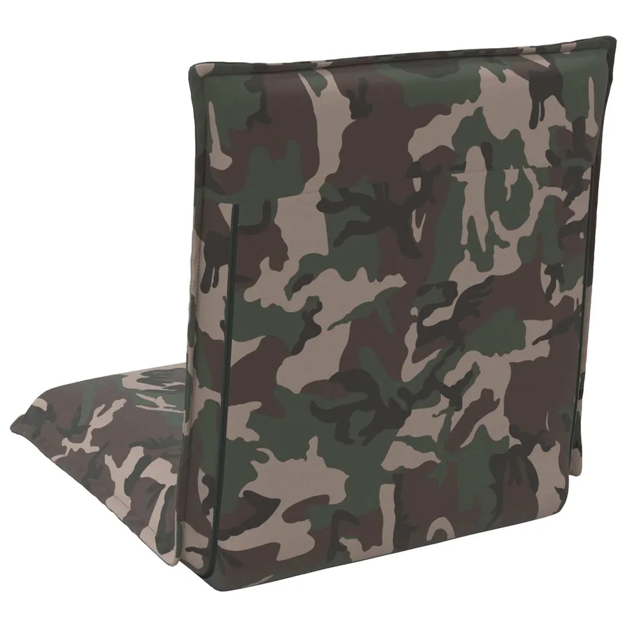 Fauteuil de sol ajustable Armée Tissu - 6