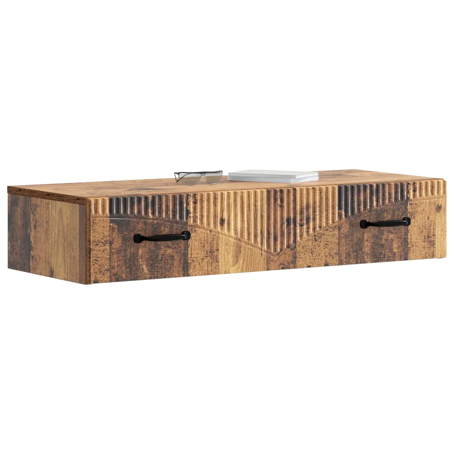 Table d'appoint murale Bois ancien 87,5 x 34,5 x 17 cm - 3
