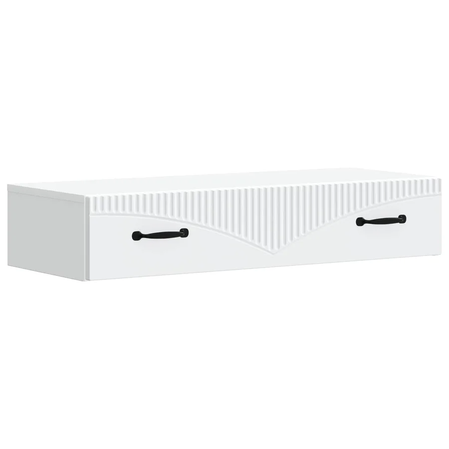 Table d'appoint murale Blanc 87,5 x 34,5 x 17 cm - 2