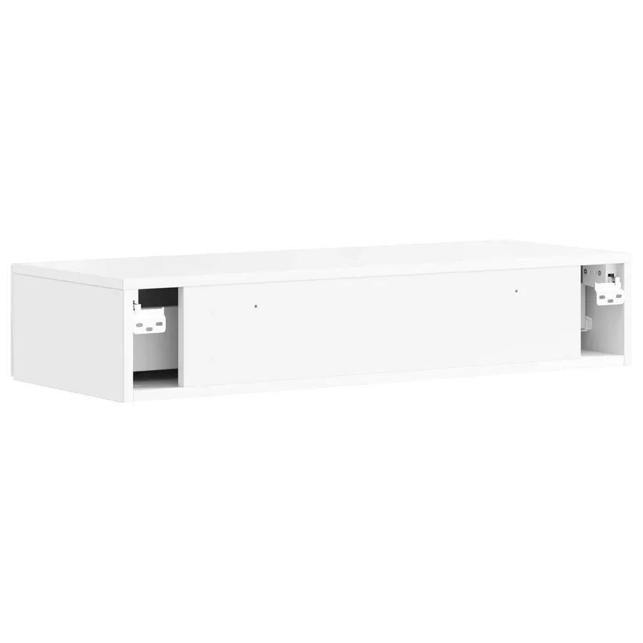 Table d'appoint murale Blanc 87,5 x 34,5 x 17 cm - 7