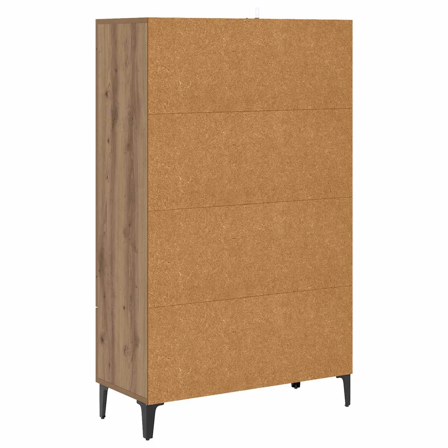 Haut Armoire Chêne artisanal 70 x 31 x 115 cm Bois d'ingénierie - 8