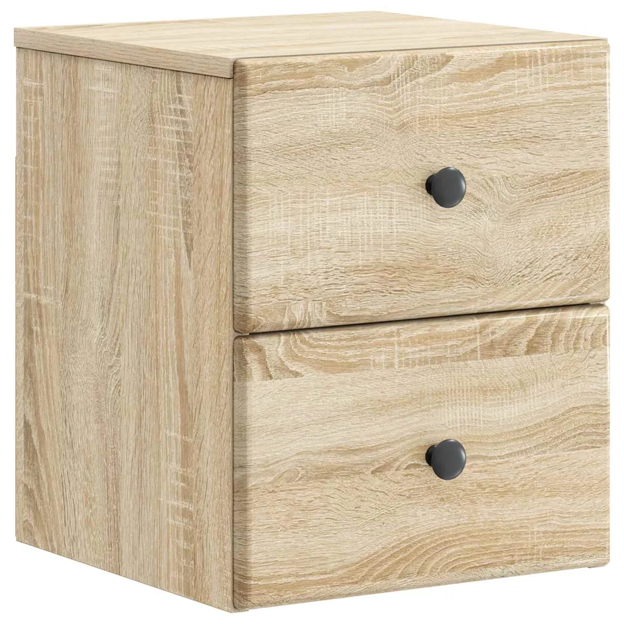 Cabinet de chevet mural Chêne Sonoma 34,5 x 33 x 40 cm - 2