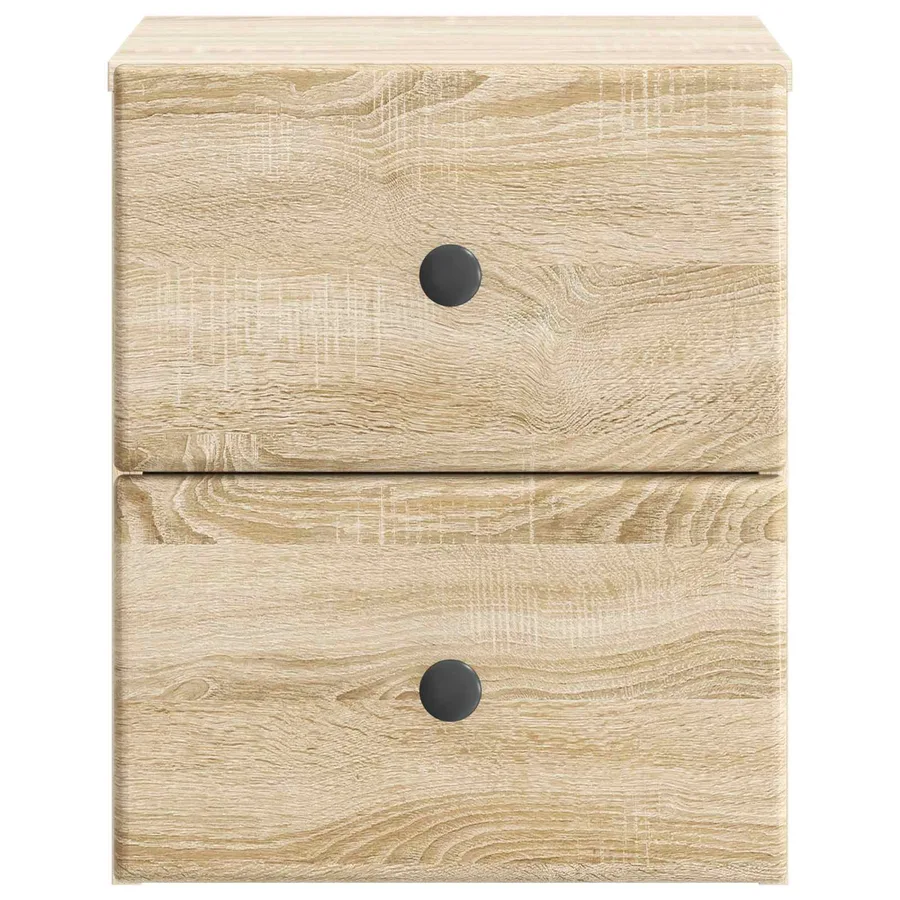 Cabinet de chevet mural Chêne Sonoma 34,5 x 33 x 40 cm - 5