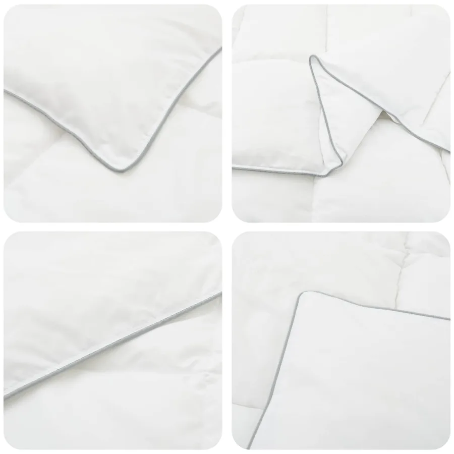 Couette Blanc 155 x 200 cm Fibre de bambou - 5