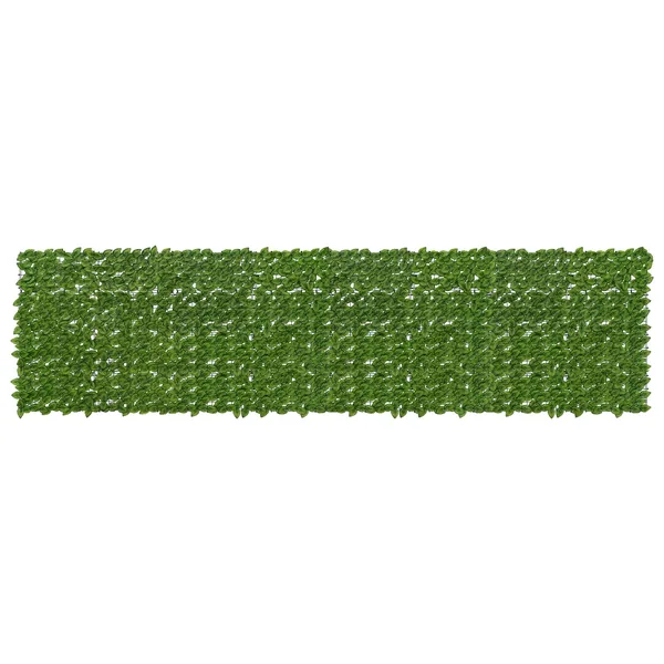 Écran de balcon avec feuilles Vert et jaune 400 x 100 cm