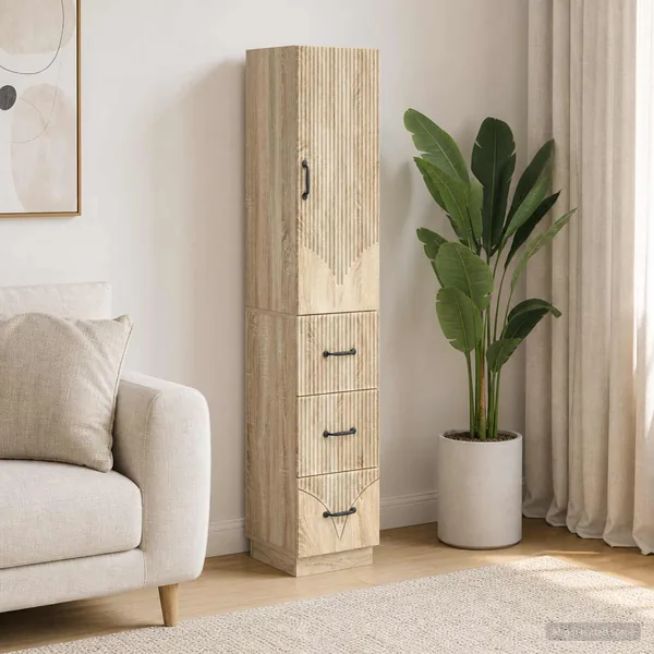 Ensemble de Meubles 2 pcs Chêne Sonoma 33 x 34,5 x 87 cm