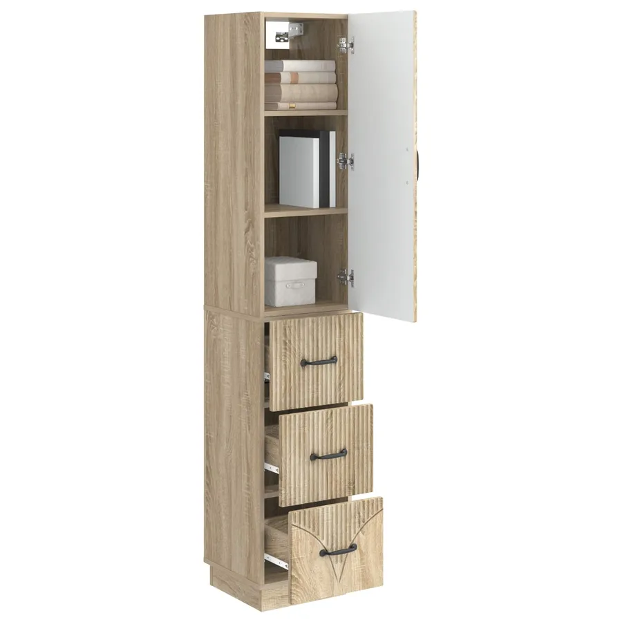 Ensemble de Meubles 2 pcs Chêne Sonoma 33 x 34,5 x 87 cm - 3