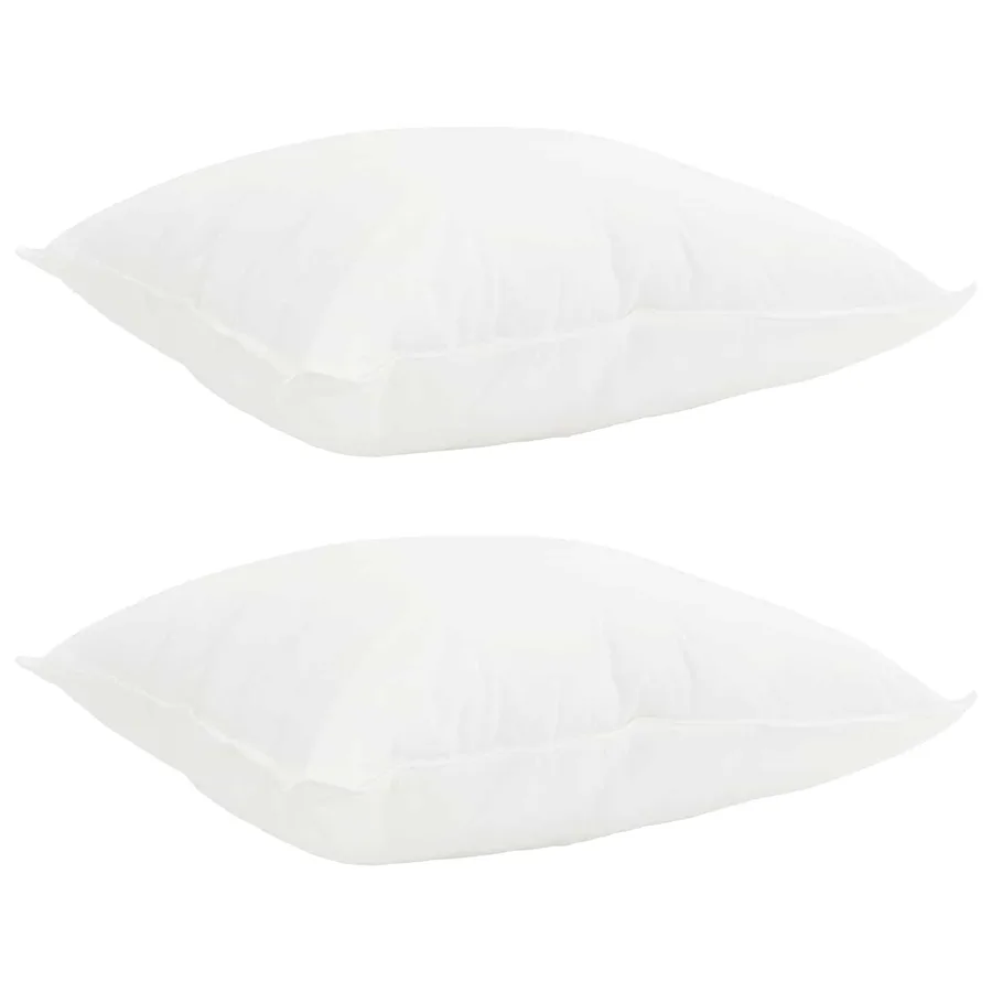 Ensemble de couette Blanc 140 x 220 cm Coton, Bambou, Polyester - 3