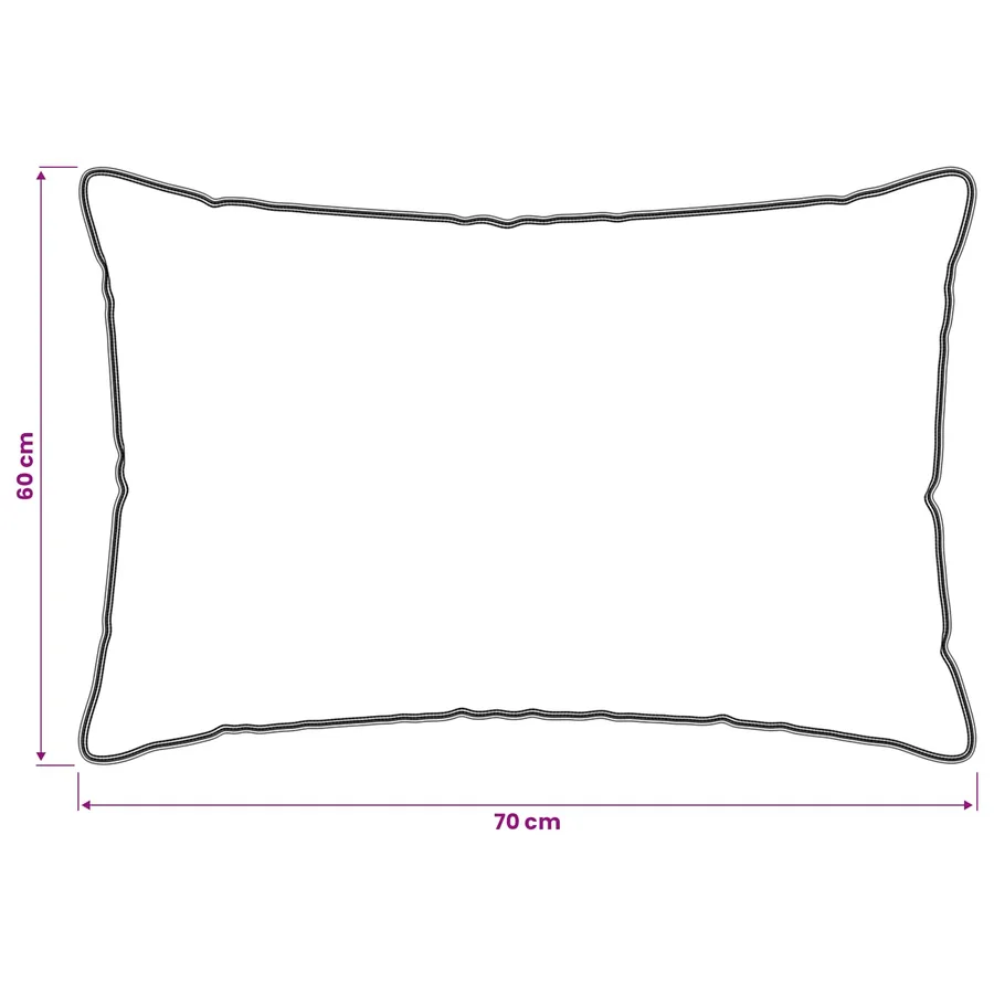 Ensemble de Duvet avec oreiller 2 pcs Blanc Fibre de bambou - 8